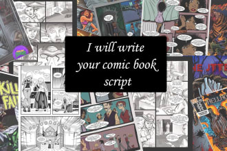 write you a comic book script