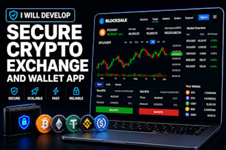 develop secure crypto exchange and crypto wallet app