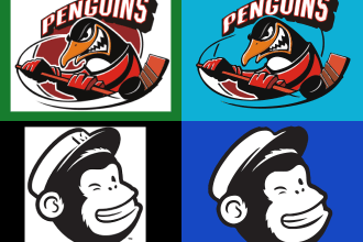 redraw logo, vector tracing, low to high convert