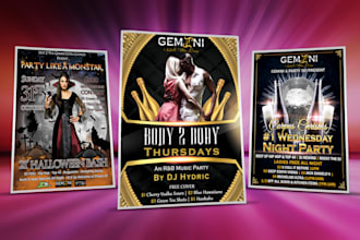 do amazing party and event poster