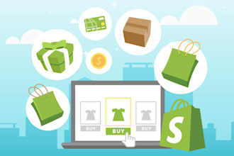 create and customize shopify store