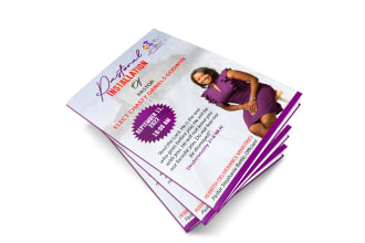 create booklet, trifold, bifold, leaflet or brochure design