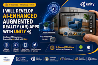 develop ai enhanced augmented reality ar apps in unity