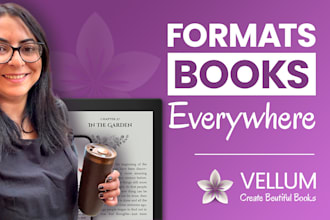 format your fiction book for KDP paperback and ebook using vellum