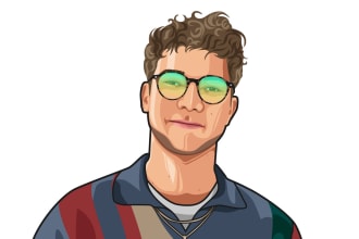 draw cartoon vector portrait from your photo