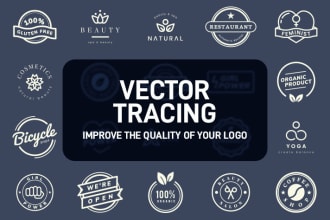do logo vector tracing, improve quality