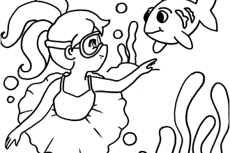 draw line drawings for coloring books or story books etc