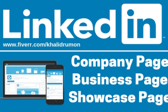 create linkedin business page