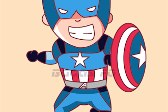 draw simple bighead cartoon for your avatar