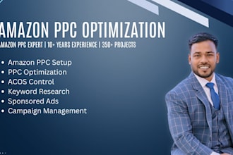 manage and optimize amazon PPC campaigns for low acos