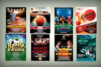 do gym, motion, fitness, sports, health, american football, basketball flyer,