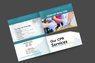 design a professional business brochure and booklet