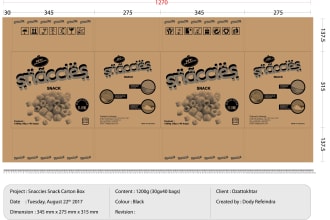 design a package or carton box