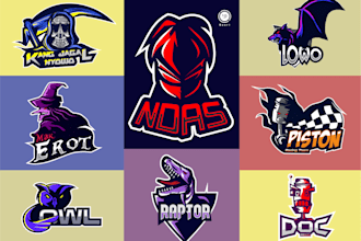 make esport gaming logo mascot for you