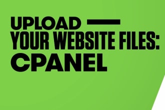 upload or transfer website to cpanel