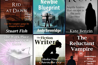 design an ebook cover or kindle cover