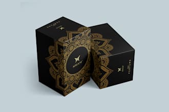 do a creative packaging box design for you