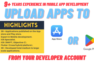 publish app to app store and play store
