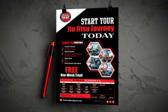 design flyer, trifold, bifold brochure, banner, poster