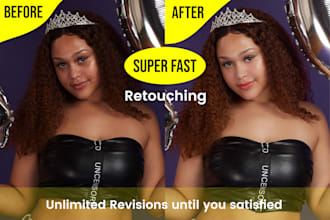 do retouching and beauty retouch