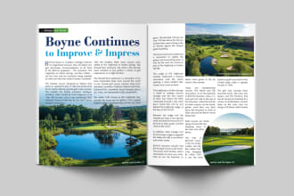 design creative and eye catchy magazine