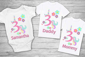 create the cutest birthday shirt