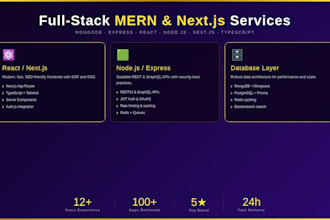 develop mern and next js apps