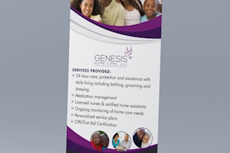 design amazing  rollup and web banners