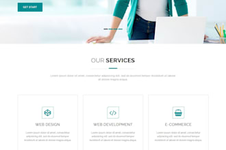design your company website
