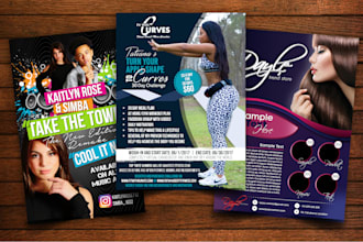 do amazing flyer,poster, brochure