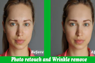 retouch your photo and remove wrinkle with photoshop