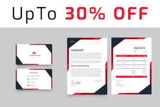 make professional folder design or outlook signature