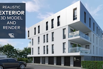 create stunning and realistic 3d exterior renderings
