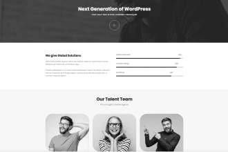 make a wordpress website and online store