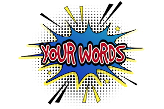 create pop art, comic or cartoon words or logo