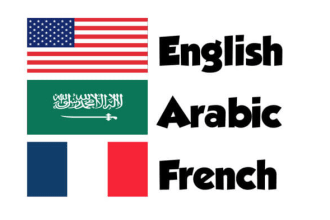 translate any document to english french  arabic