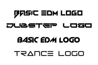 make an edm logo for your dj name