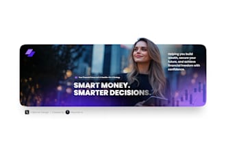 design a professional x banner or social media banner