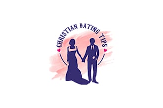 with my best professional unique dating and love logo skill