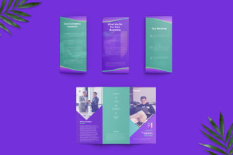 design a professional flyer or brochure for your business