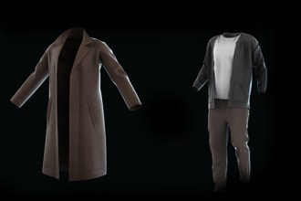 create custom 3d garments and outfits