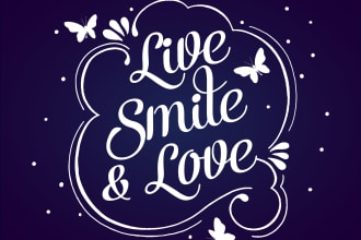 do typography poster and wall art