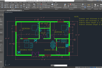 convert your hand drawn sketch or pdf to autocad drawing