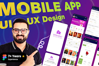 do mobile app ui ux design, website ui design, saas app design and wireframe