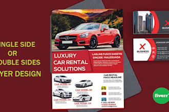 do creative flyer and any kinds of printable design 24 hours