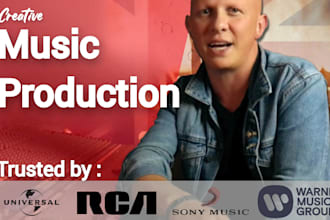transform your pop, country, acoustic song, a full music production service