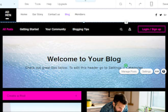 create wix website design or redesign wix website