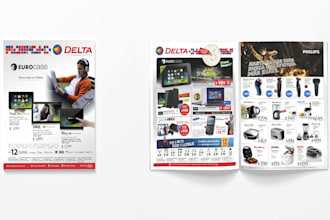 design a professional product catalog, magazine, sell sheet