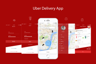 create mobile app design with interactive prototype