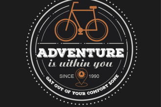 make a vintage adventure logo for you